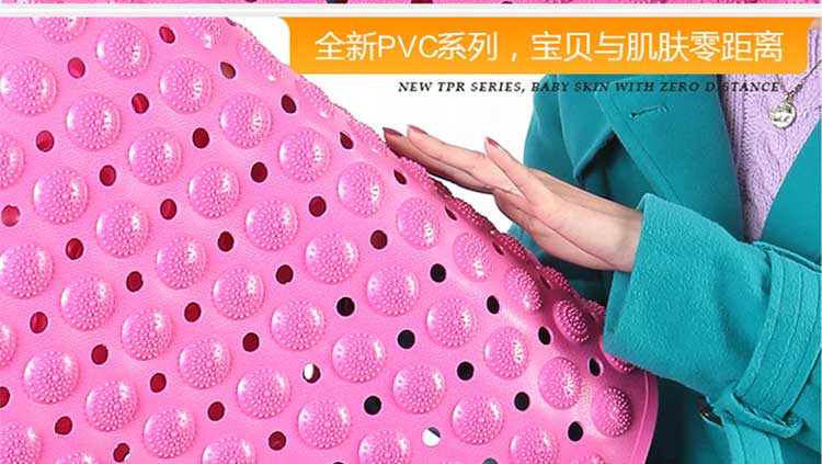 
                                                                                瑞邦（Rui.B）浴室防滑垫孕妇老人洗澡淋浴房吸盘防摔脚垫浴缸垫卫生间地垫进门垫子 蓝色 59*88cm大尺寸                
