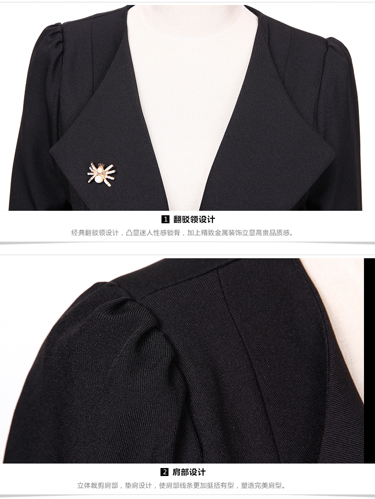 火爆靓佳人 大码秋女装2015新款修身气质休闲小长袖西装女外套短款韩版女  B 玫红色 XXL