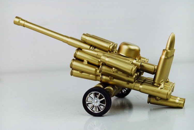 弹壳工艺品 56大炮弹壳模型玩具 金属玩具创意工艺品 弹壳工艺品-大炮