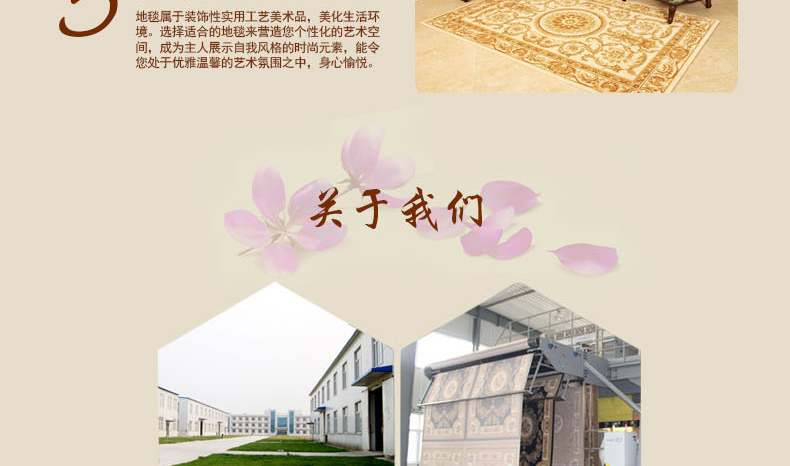 
                                        宏兴地毯客厅茶几卧室 古典欧式手工剪花加密地毯 可机洗 510R 1000MMx1500MM                