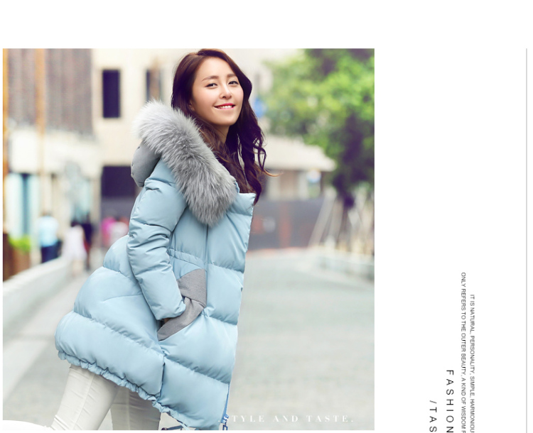 The World 2015 autumn and winter fun Doi new thick and long, Sau San cloak-Nagymaros collar down female 299 BLUE  XL Photo, prices, brand platters! The elections are supplied in the national character of distribution, so action, buy now enjoy more preferential! As soon as possible.