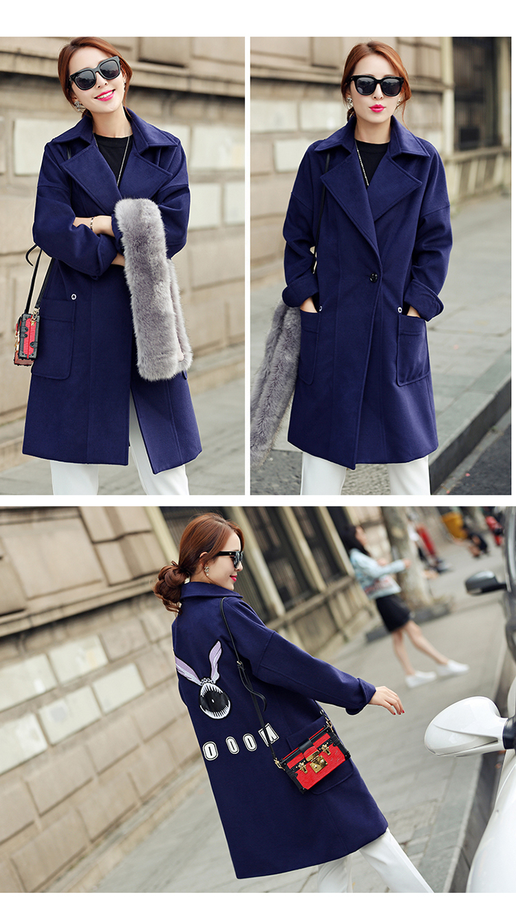 The chaplain again boutique cotton wool coat women so thick long 2015 Ms. winter clothing women jacket? gross in long thin Korean version of the video 
