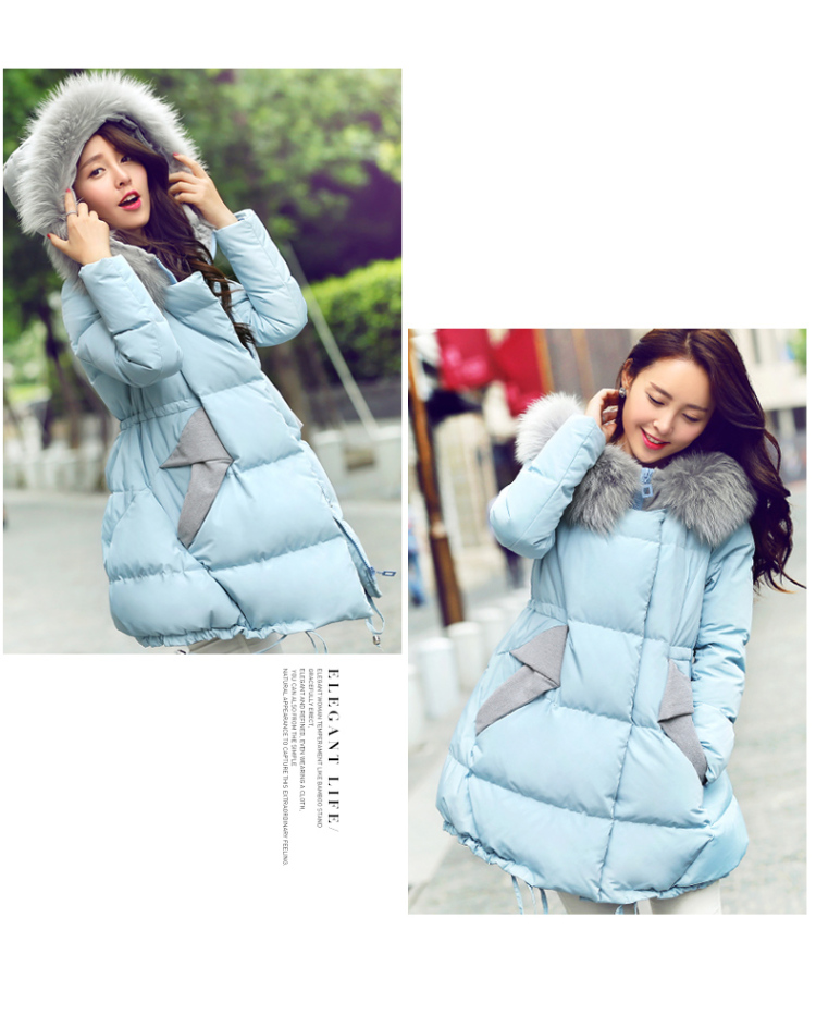 The World 2015 autumn and winter fun Doi new thick and long, Sau San cloak-Nagymaros collar down female 299 BLUE  XL Photo, prices, brand platters! The elections are supplied in the national character of distribution, so action, buy now enjoy more preferential! As soon as possible.