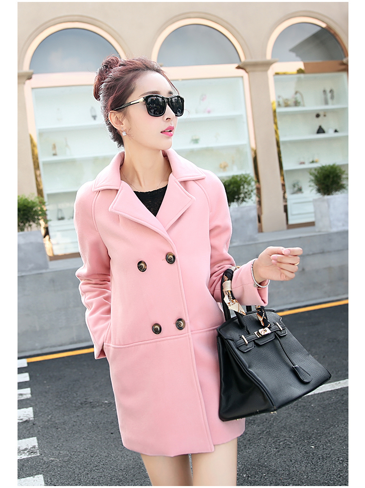 2015 winter clothing new Korean jacket elegant stylish Sau San round-neck collar long-sleeved double row two tablets of detained in long Wild Hair? coats female khaki M picture, prices, brand platters! The elections are supplied in the national character of distribution, so action, buy now enjoy more preferential! As soon as possible.