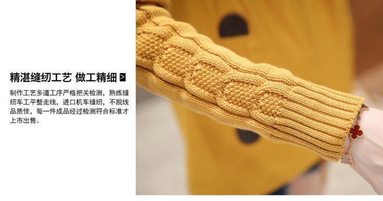 syeven/史伊芬 休闲连帽镶色风衣外套 2015秋季新款外套 姜黄色 L