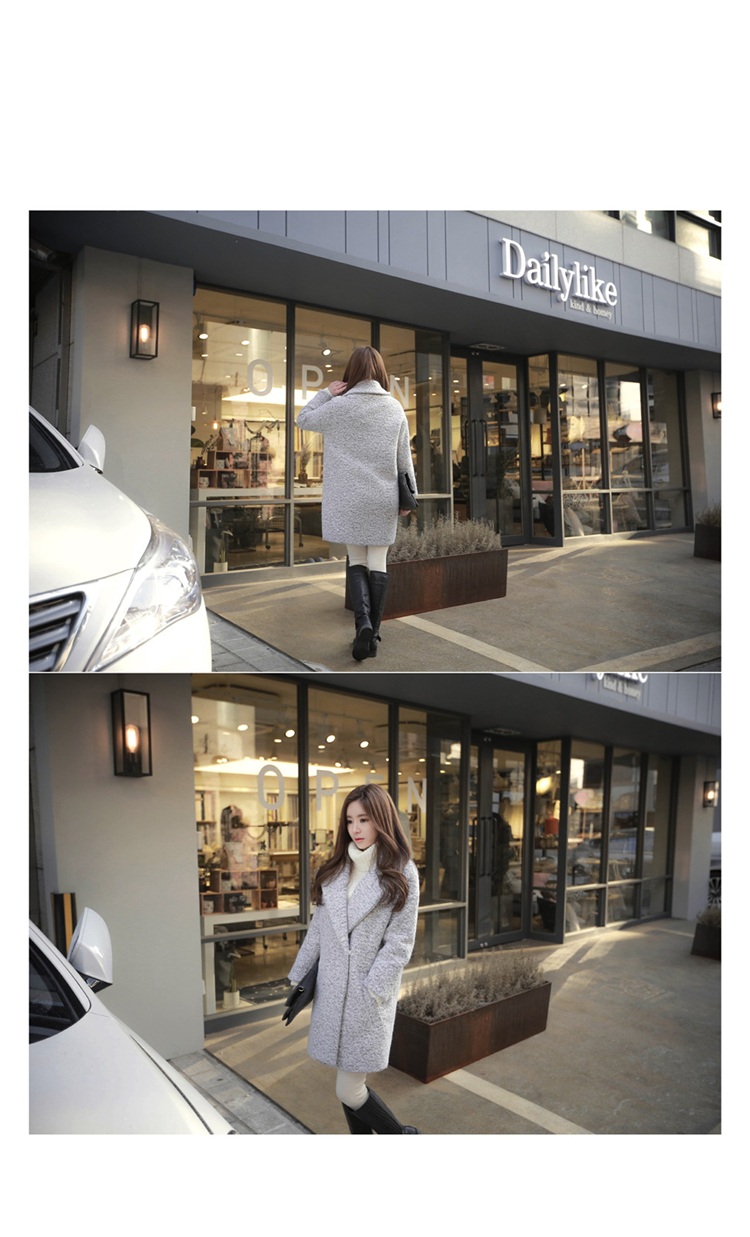 Keini Gloria female hair? 2015 autumn and winter coats the new Korean college wind in stylish long loose a wool coat gray S picture, prices, brand platters! The elections are supplied in the national character of distribution, so action, buy now enjoy more preferential! As soon as possible.