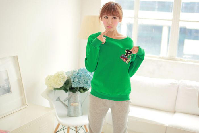 Lei Yu Hsuan larger women 2015 autumn and winter new Korean edition of the sportswear thick wool sweater stylish cartoon picture students Sau San video thin leisure wears the girl blue XL Photo, prices, brand platters! The elections are supplied in the national character of distribution, so action, buy now enjoy more preferential! As soon as possible.