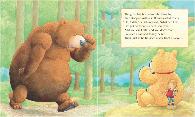 《我的小熊朋友 英文原版 my friend bear 儿童故事绘本 经典系列图画