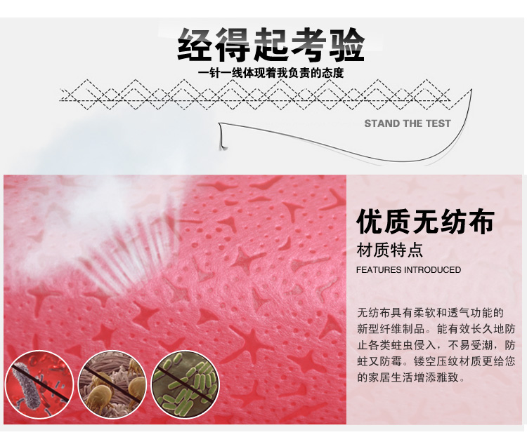 
                                                            bicoy百草园 立体防尘罩 加厚大衣罩西服防尘袋 衣服罩收纳用品 3中2大--小熊                