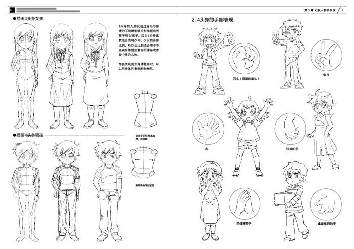 Q版三头身比例 万图壁纸网