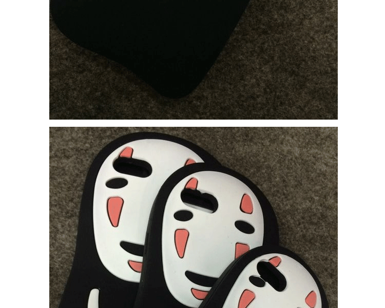 千与千寻 iPhone6Plus手机壳苹果6无脸男硅胶保护套 5/5S全包外壳 苹果6-4.7寸