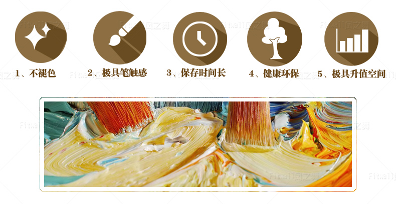 凤之舞油画现代简约客厅抽象画手绘油画家居餐厅玄关壁画酒店配画 欧式框4 75x65