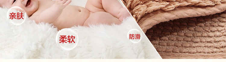 
                                        瑞邦（Rui.B）纯棉地垫进门入户脚垫门垫客厅卧室床边地板垫子 米色格调 50*80cm                