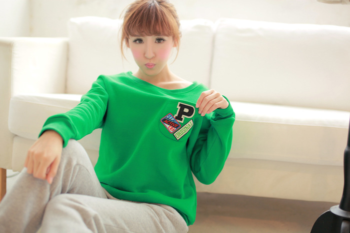Lei Yu Hsuan larger women 2015 autumn and winter new Korean edition of the sportswear thick wool sweater stylish cartoon picture students Sau San video thin leisure wears the girl blue XL Photo, prices, brand platters! The elections are supplied in the national character of distribution, so action, buy now enjoy more preferential! As soon as possible.