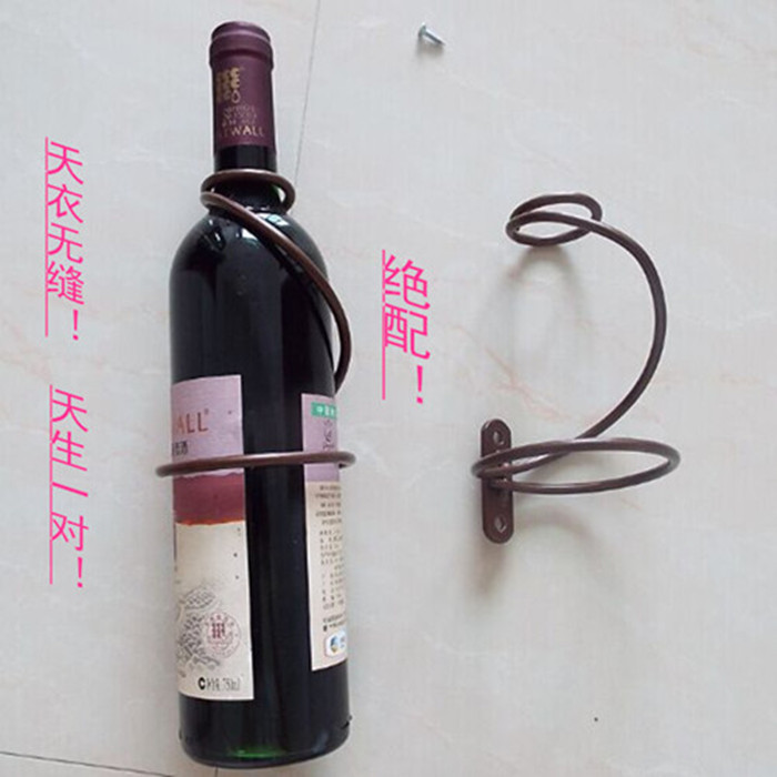 昶丰实木酒架 酒柜壁挂葡萄酒架 倒挂酒杯架 现代简约酒柜吧台酒柜 欧美式壁挂红酒架装饰摆件 5个酒挂加1块木板