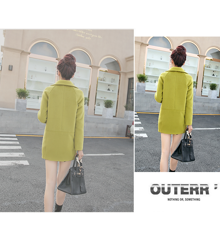 2015 winter clothing new Korean jacket elegant stylish Sau San round-neck collar long-sleeved double row two tablets of detained in long Wild Hair? coats female khaki M picture, prices, brand platters! The elections are supplied in the national character of distribution, so action, buy now enjoy more preferential! As soon as possible.