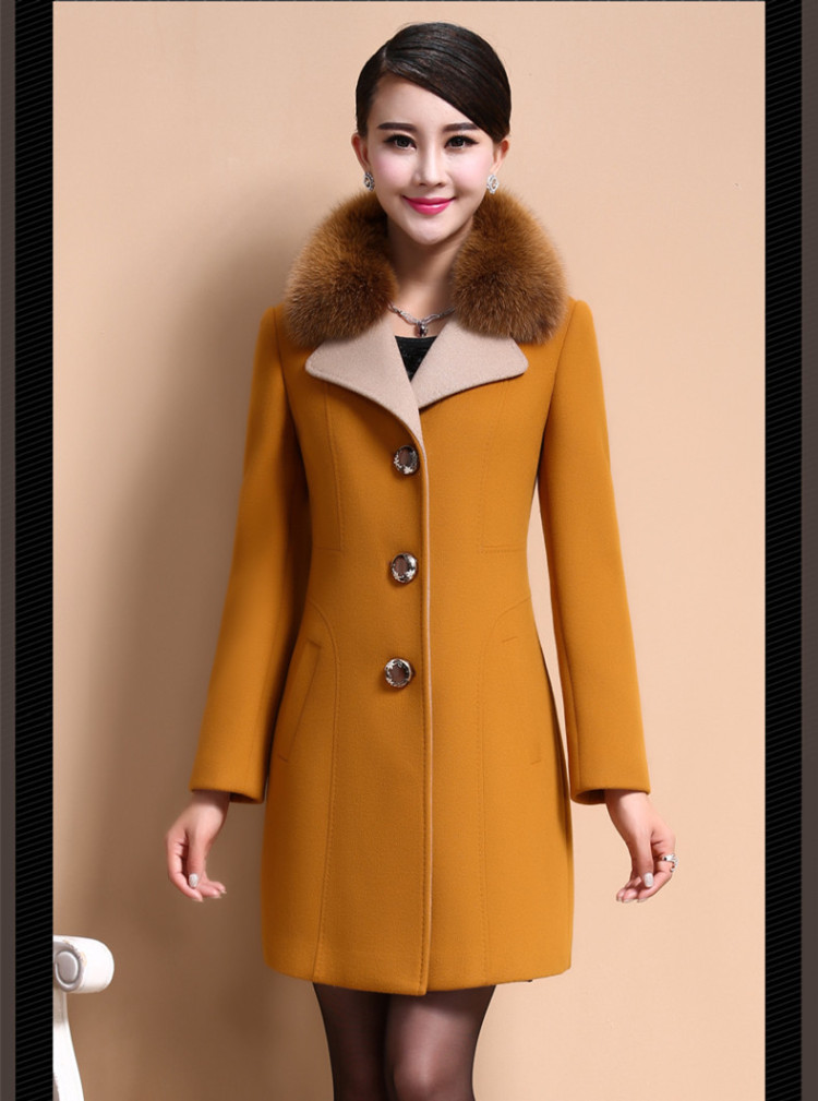 About the  2015 autumn and winter Jadeite Jade Mount Gross Korean female jacket? 