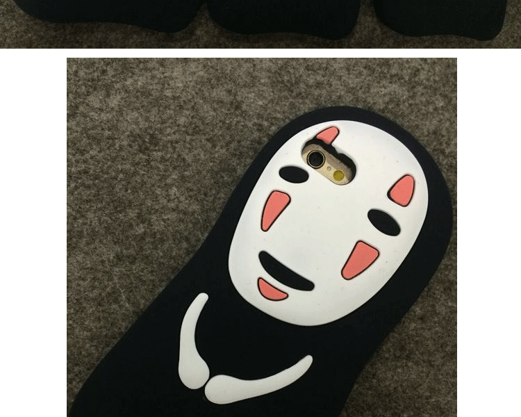 千与千寻 iPhone6Plus手机壳苹果6无脸男硅胶保护套 5/5S全包外壳 苹果6-4.7寸