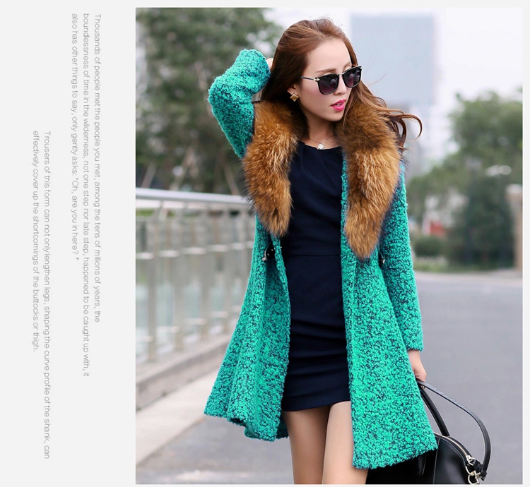 Charlene Choi 2015 autumn and winter and new gross girls jacket? Long woolen coat gross? coats of Sau San a wool coat female 8861# Peacock Blue 2XL Photo, prices, brand platters! The elections are supplied in the national character of distribution, so action, buy now enjoy more preferential! As soon as possible.