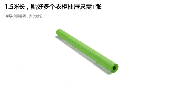 抗菌橱柜垫 餐垫防油污铺布 防潮抽屉贴纸垫防水防滑垫衣柜垫 1.5米长 绿色