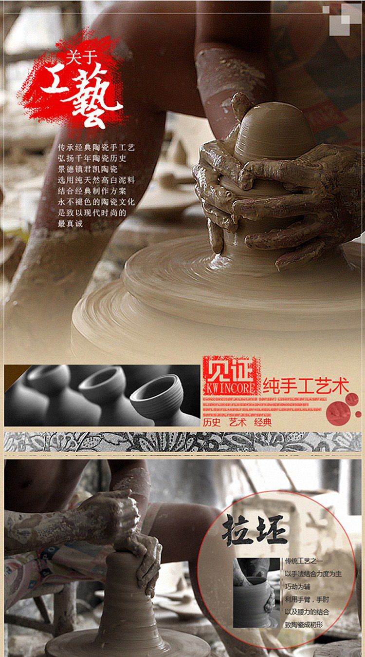 
                                        欧凯隆景德镇陶瓷鱼缸 大号青花山水九龙八鲤 喷泉 加湿器喷水缸 带脚缸 青花喷水鱼缸                