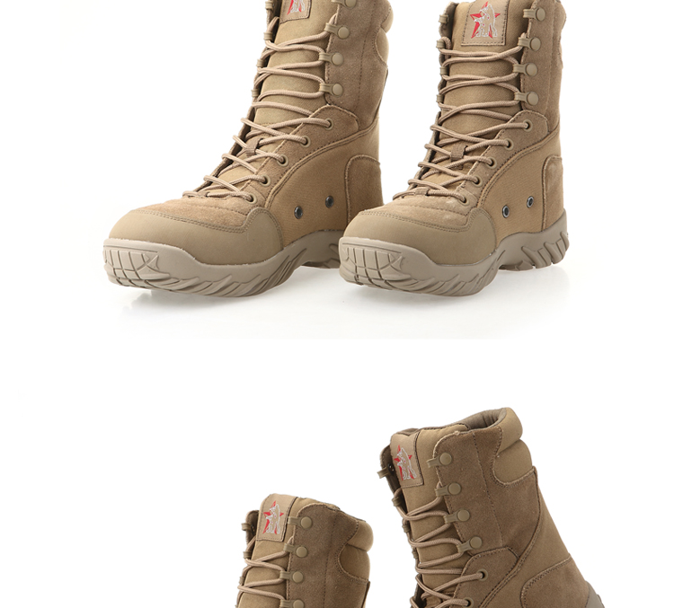 猛虎营 神行者1号 火美军作战靴 登山鞋 男 女防