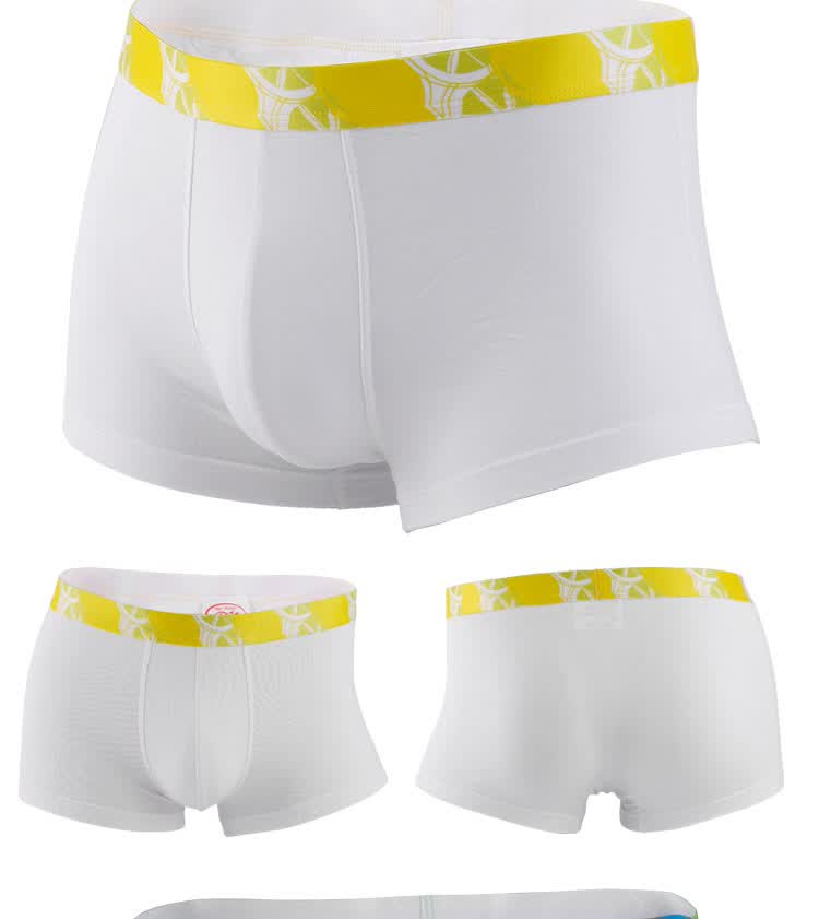 <em>浪莎 男士内裤</em>平角<em>纯棉</em>木纤维竹纤维 抗菌高弹