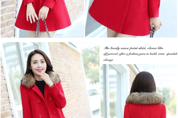 The 2015 autumn and winter 莜 new retro version korea long hair? female YLM244 jacket coat red L picture, prices, brand platters! The elections are supplied in the national character of distribution, so action, buy now enjoy more preferential! As soon as possible.