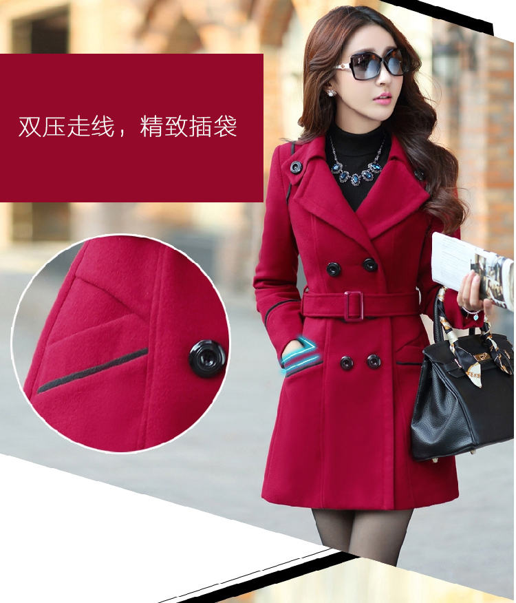 Fourth quarter 2015 Express autumn and winter new thick Sau San double-jacket female Korea gross? Edition long hair? coats female 8858 wine red L picture, prices, brand platters! The elections are supplied in the national character of distribution, so action, buy now enjoy more preferential! As soon as possible.