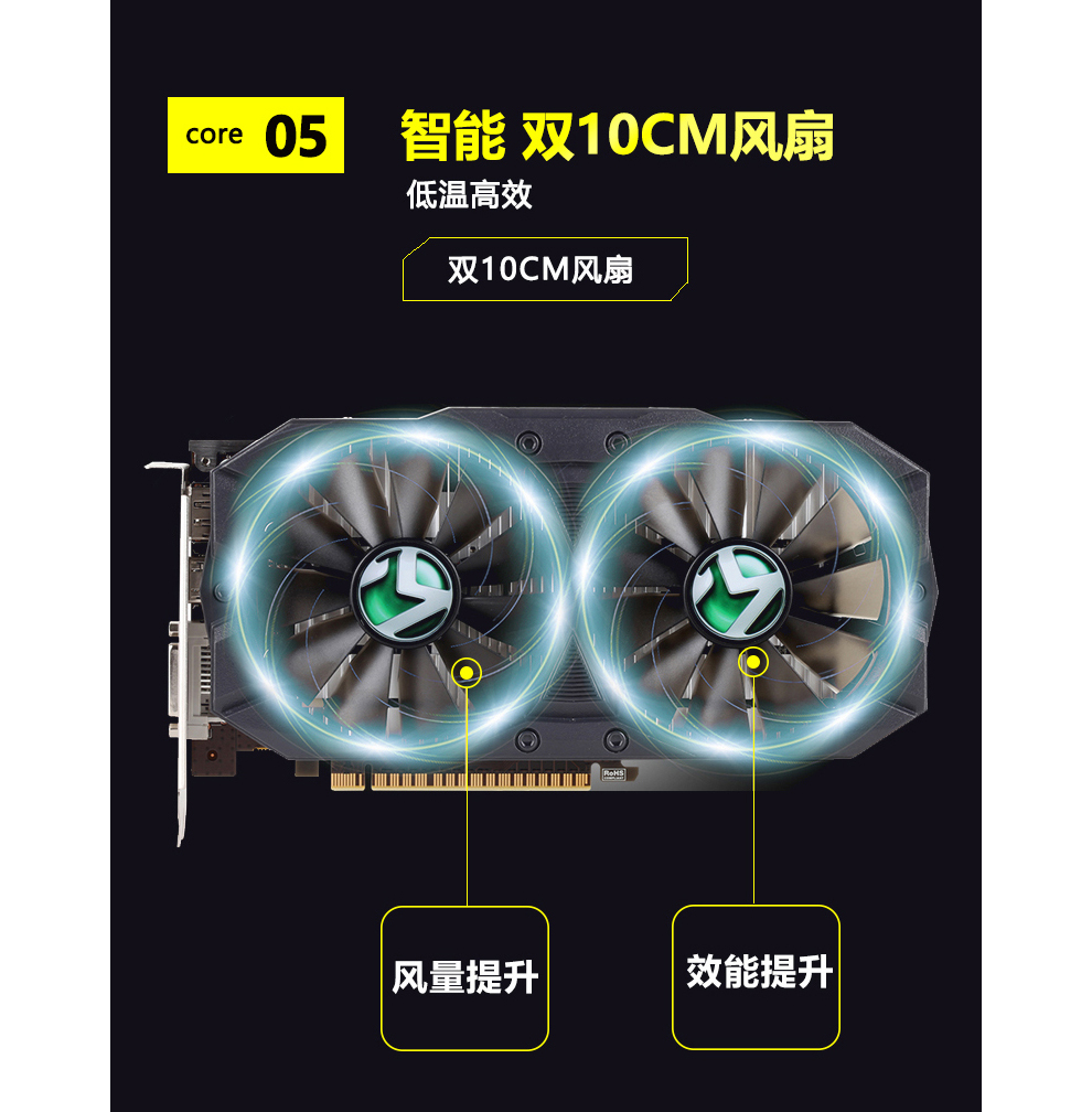 铭瑄1050ti巨无霸,铭瑄750ti巨无霸 铭瑄(maxsun) gtx1050ti 4g巨无霸游戏显卡吃鸡电脑战