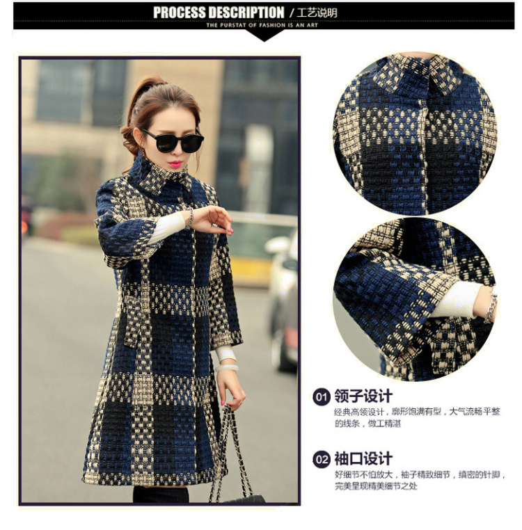 The achievement of the 2015 autumn and winter new Korean fashion in the Sau San Long Seven-sleeved gross? coats navy M picture, prices, brand platters! The elections are supplied in the national character of distribution, so action, buy now enjoy more preferential! As soon as possible.