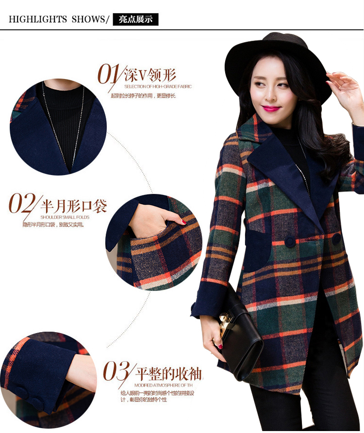 Li Mei wool coat women 2015? autumn and winter new graphics in Sau San thin long latticed wool a wool coat larger windbreaker coffee latticed XL Photo, prices, brand platters! The elections are supplied in the national character of distribution, so action, buy now enjoy more preferential! As soon as possible.