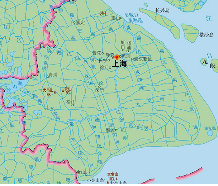 [bf]上海市地图-新版-芦仲进-中国地图出版社
