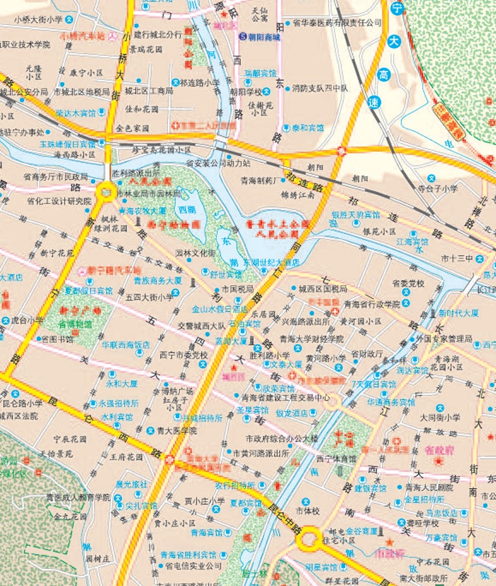 2015中国公路里程地图分册系列:甘肃 青海 宁夏回族自治区公路里程