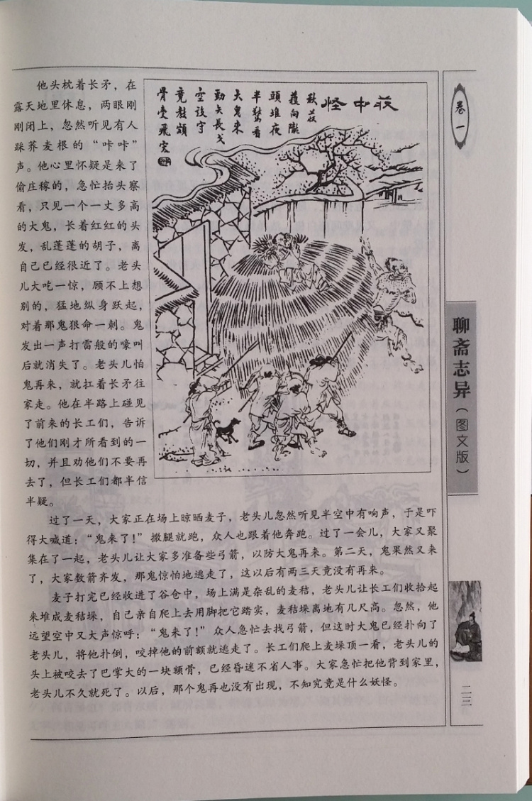 书籍-正版书_聊斋志异(图文版) 中国古典小说 蒲