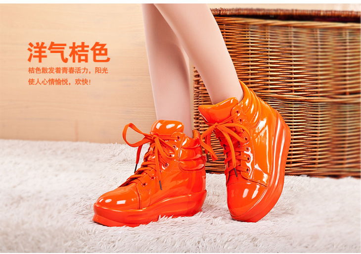 <em>谷秋</em> Guqiu2014 新品<em>女鞋</em> 高档舒适厚底系带松