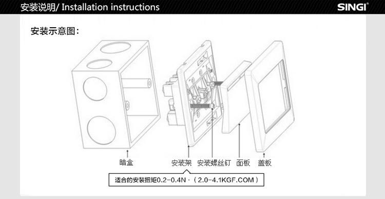 信基伟业 墙壁开关插座 电脑插座 电话线插座 一