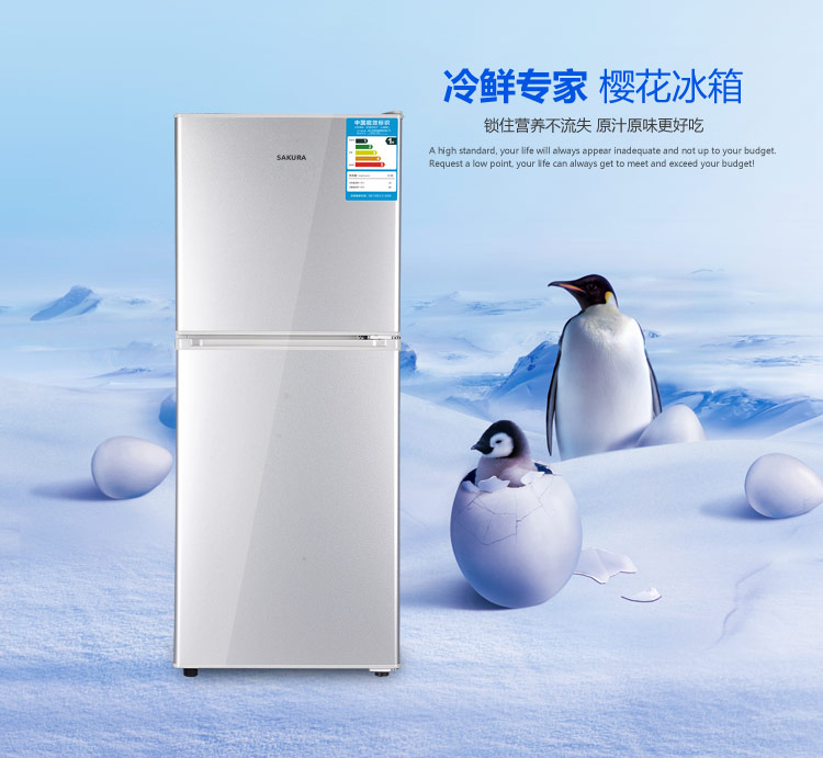 花(SAKURA)BCD-136 136升双门家用电冰箱怎