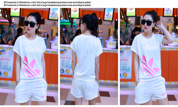 2015 PDQC new summer Korean sport Leisure package shorts two piece loose T shirts uniforms female black XL pictures, price, brand platters! Elections are good character, the national distribution, so why buy now enjoy more preferential! Health