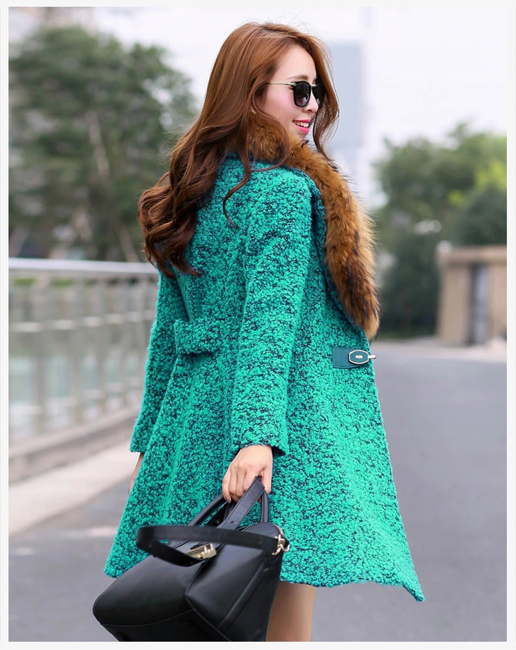 Charlene Choi 2015 autumn and winter and new gross girls jacket? Long woolen coat gross? coats of Sau San a wool coat female 8861# Peacock Blue 2XL Photo, prices, brand platters! The elections are supplied in the national character of distribution, so action, buy now enjoy more preferential! As soon as possible.