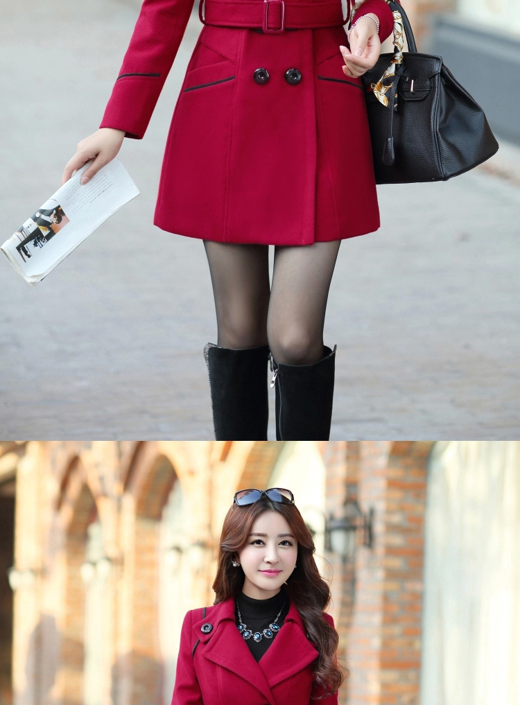 Better, Yi 2015 autumn and winter new products for women new Korean version of Sau San? In gross jacket long a wool coat cashmere M8097 wine red XL Photo, prices, brand platters! The elections are supplied in the national character of distribution, so action, buy now enjoy more preferential! As soon as possible.