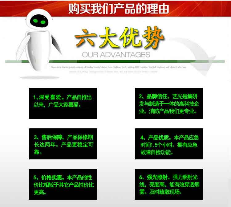 艺光 LED钢化玻璃消防 安全指示 标志灯牌 洗手间 钢化玻璃安全出口右方向340*180mm 其他