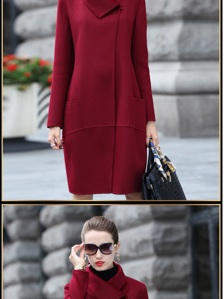 Chor Yuen Chien   autumn 2015 new Korean fashion Sau San long wool coat violet XXL pictures?, prices, brand platters! The elections are supplied in the national character of distribution, so action, buy now enjoy more preferential! As soon as possible.