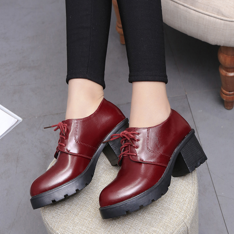 【京东】格彬森2016春夏新款时尚欧美圆头高