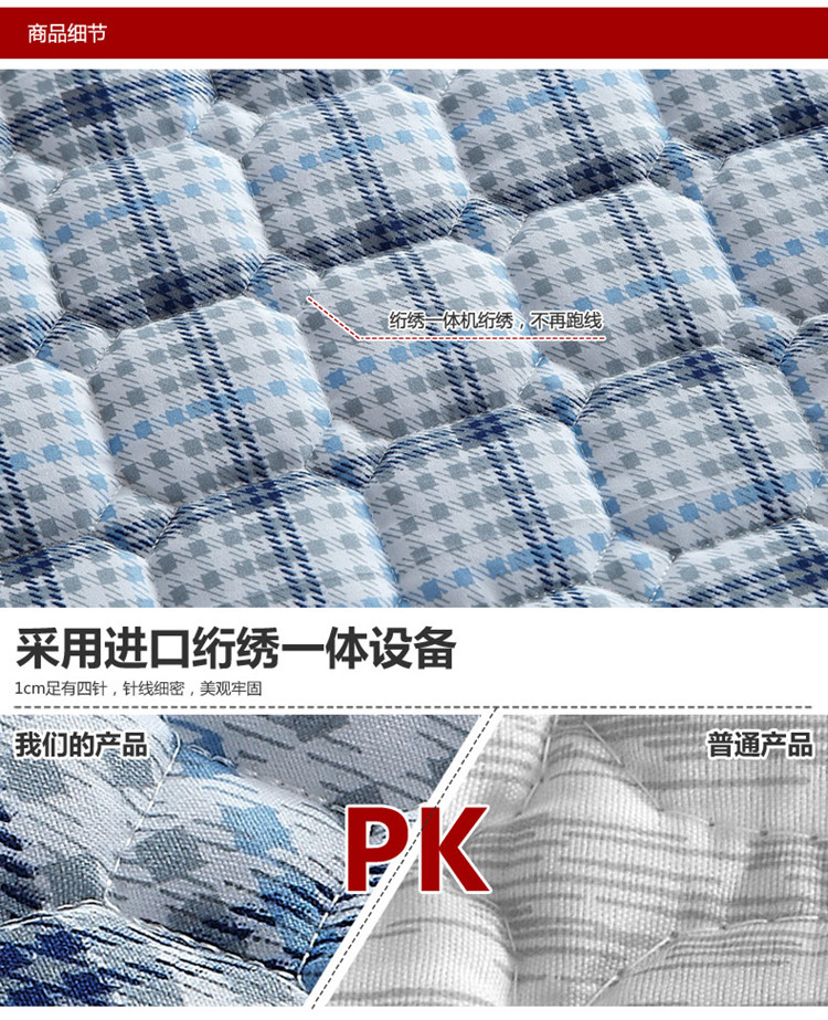 
                                        皛胜家纺 床垫 软床褥 折叠宿舍单双人褥子床护垫 青瓷倾国 90*200cm                