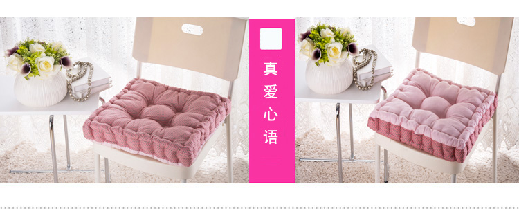办公椅坐垫加厚 餐椅垫子 全棉斜纹飘窗榻榻米圆形蒲团胖子垫 爱缘圆形-灰 43*43cm