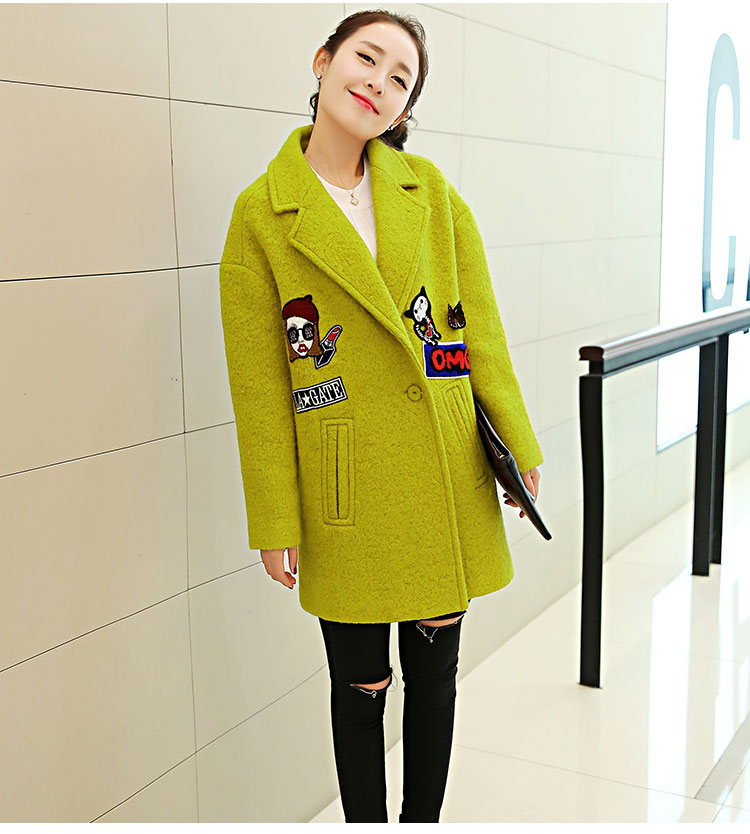 Elizabeth Bessie 2015 Fall Winter Korea long-sleeved Pullover wool coat girl in long?) windbreaker coats larger female Kim Lockhart pictures, prices of color L, brand platters! The elections are supplied in the national character of distribution, so action, buy now enjoy more preferential! As soon as possible.