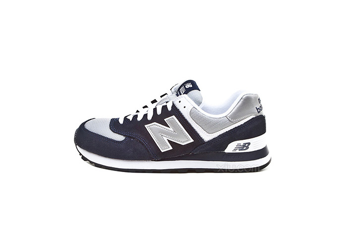 new balance 新百伦 男士拼色运动鞋 574系列 蓝色 9