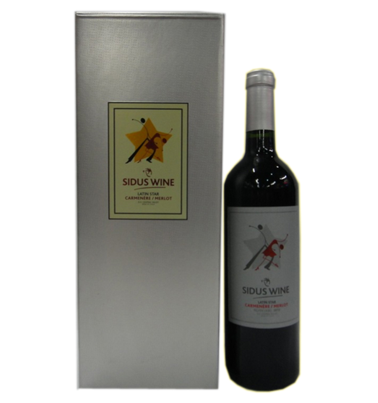 原装进口12.5°智利星得斯.拉丁之星银标干红