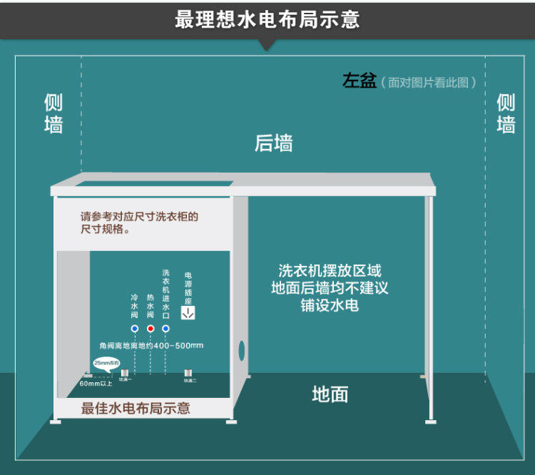 班帝实木洗衣柜 阳台滚筒洗衣机柜搓衣板浴室